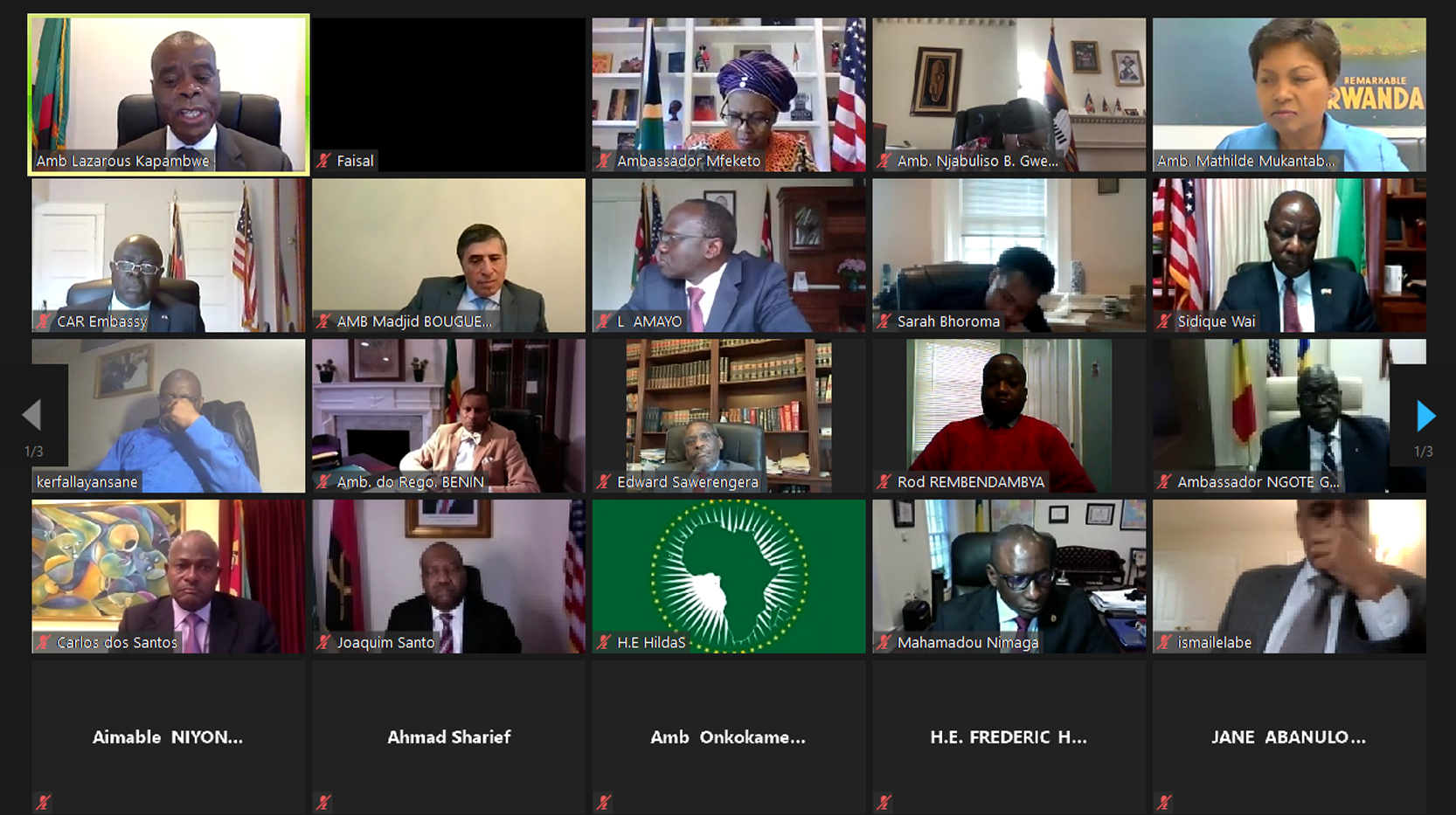 Deputy Chief of Mission Participates in African Diplomatic Corps Meeting